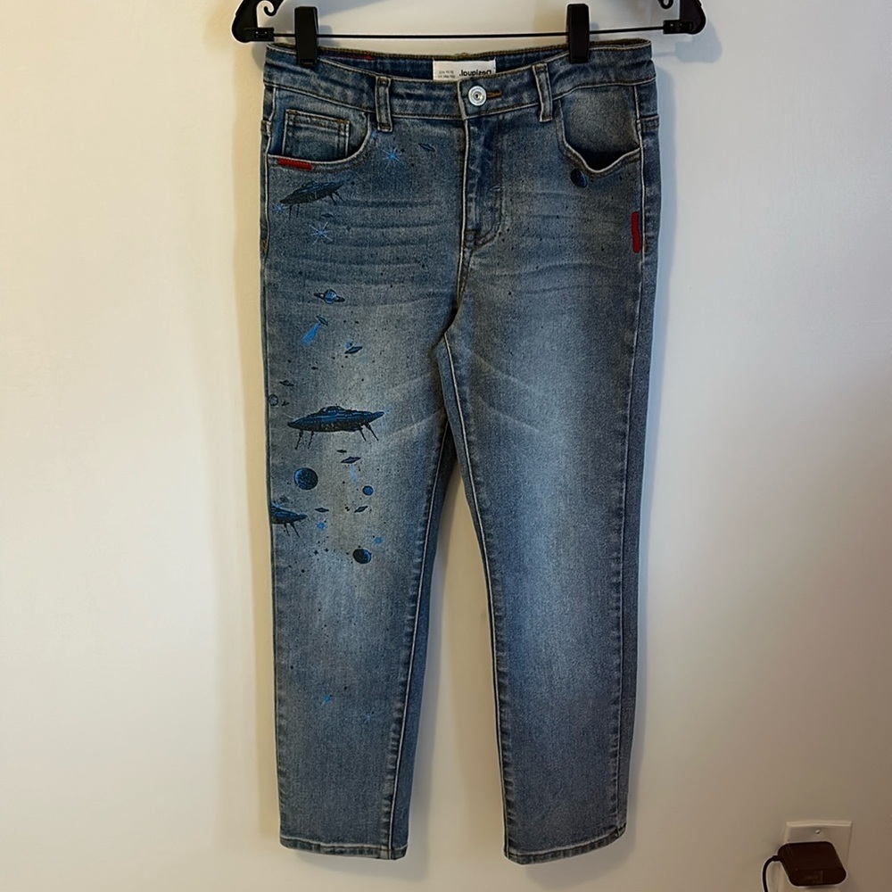 Desigual Spaceship Print Jeans